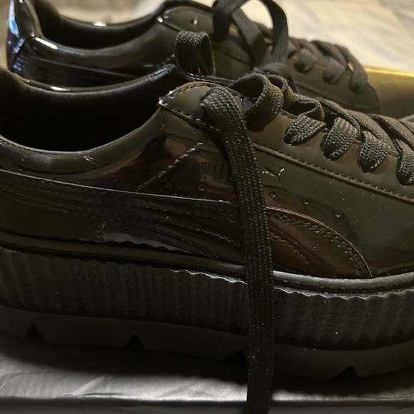 Fenty puma, pointy, creepers, black patent leather new inbox size 8 - Picture 8 of 11
